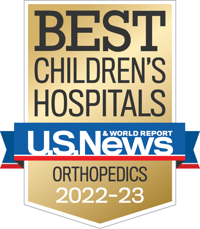 US News & World Report Best Children's Hospital Orthopedics 2022-23