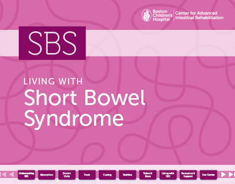 Pink cover of the e-book; living with Short Bowl Syndrome.