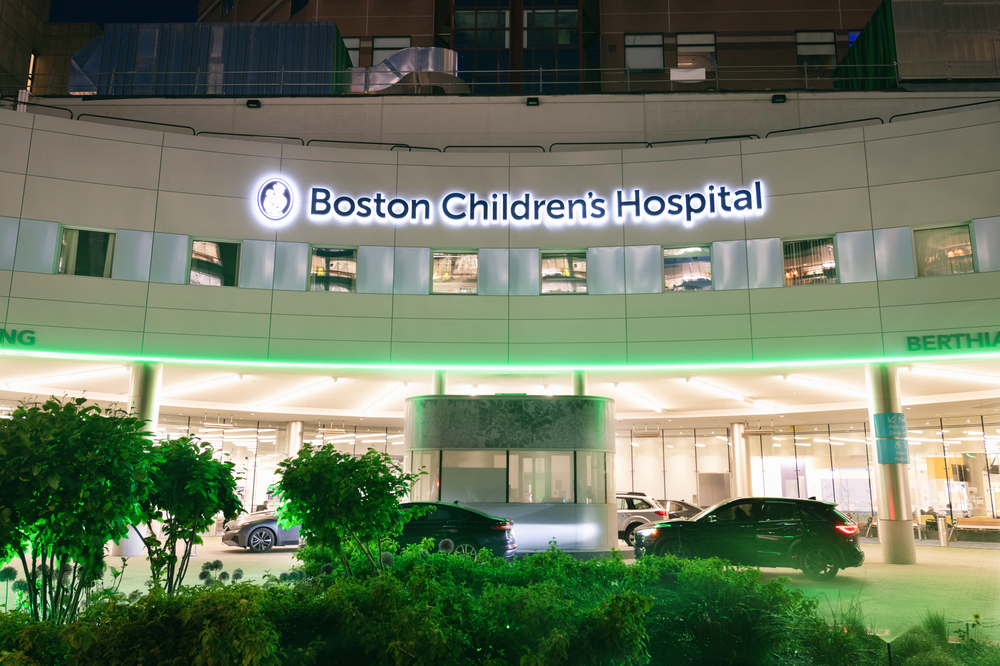 Exterior facade of Boston Children's Hospital