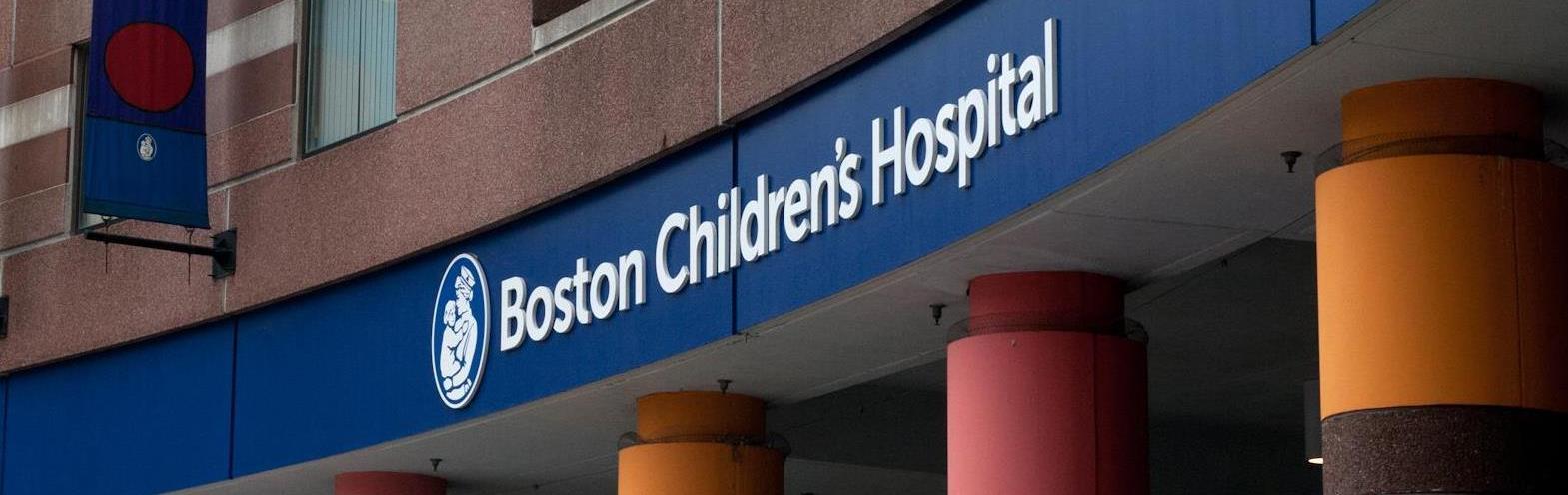 An exterior image of Boston Children's Hospital