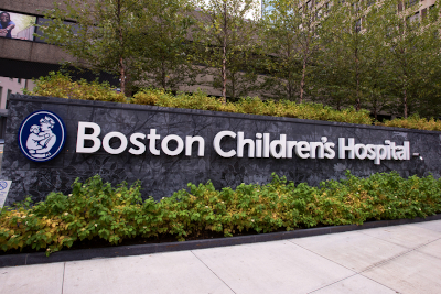 Exterior of Boston Children's Hospital main campus